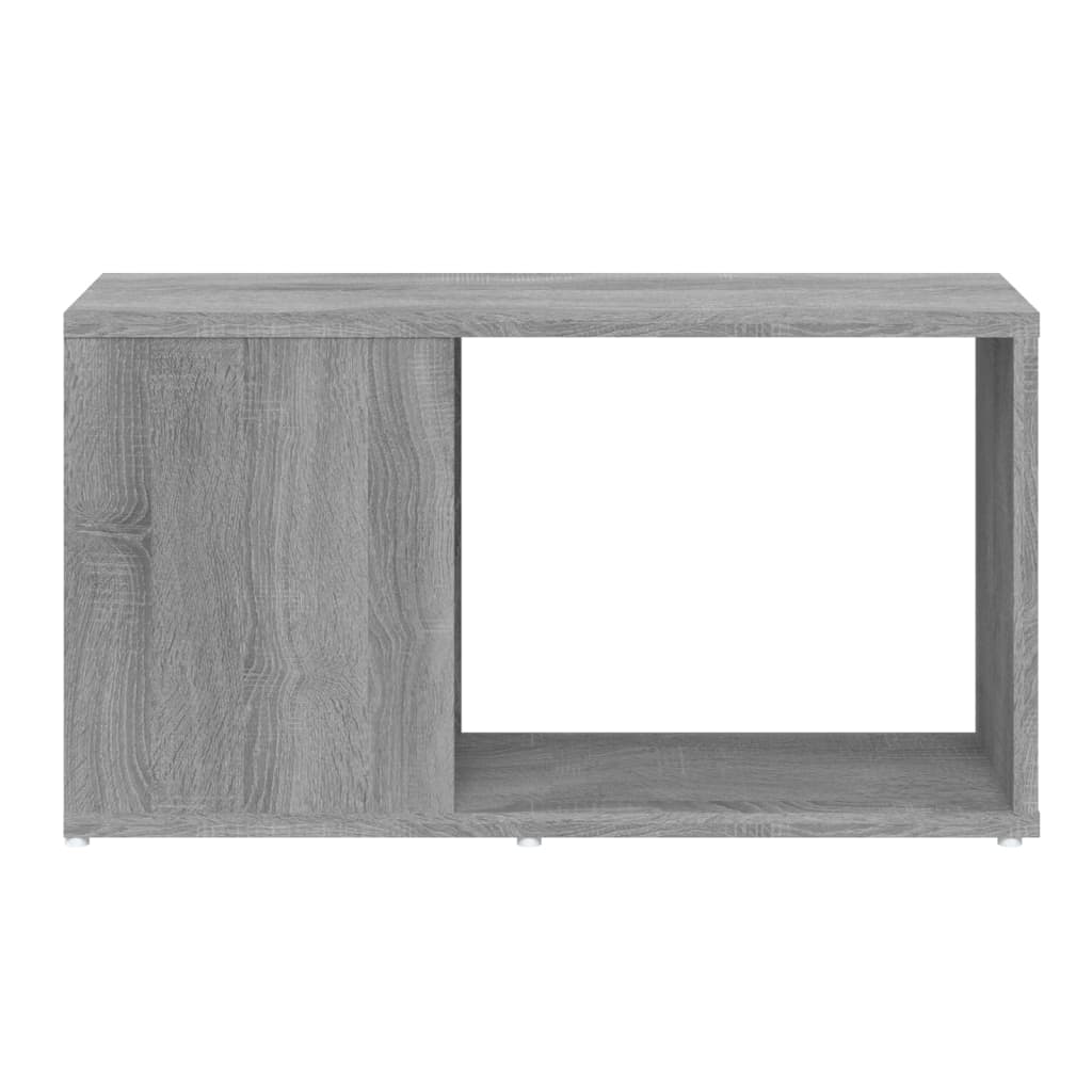 Mueble de TV - Mesa de TV madera contrachapada gris Sonoma 60x24x32 cm - 5