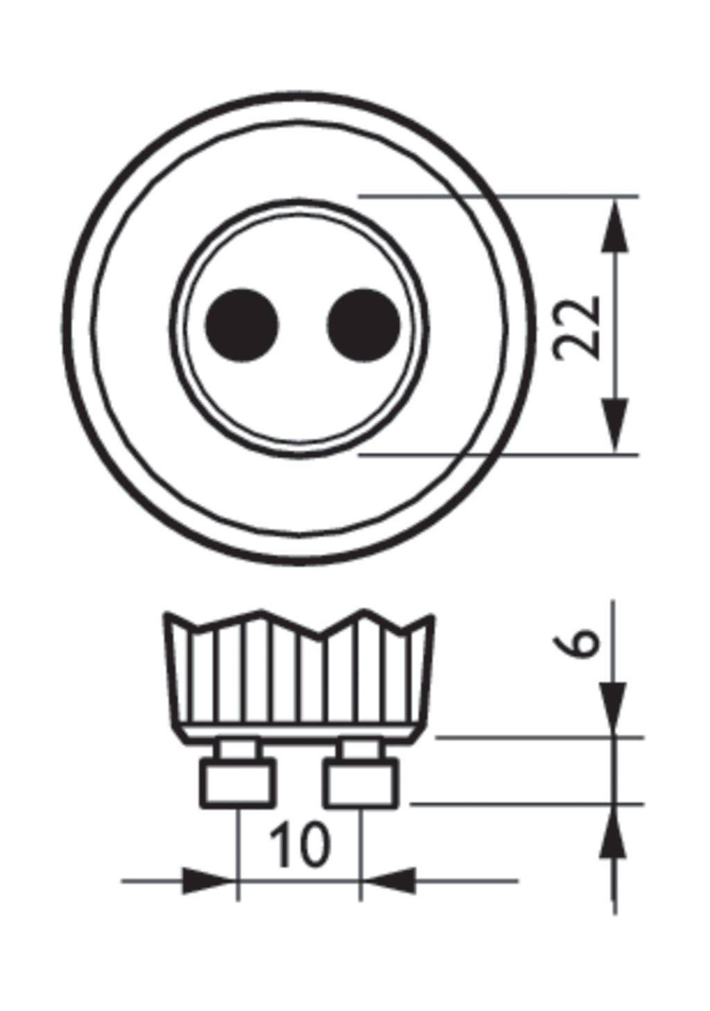 Ampoule LED GU10 PAR16 4.6W 370lm 36° – Blanc Chaud 3000K - 6