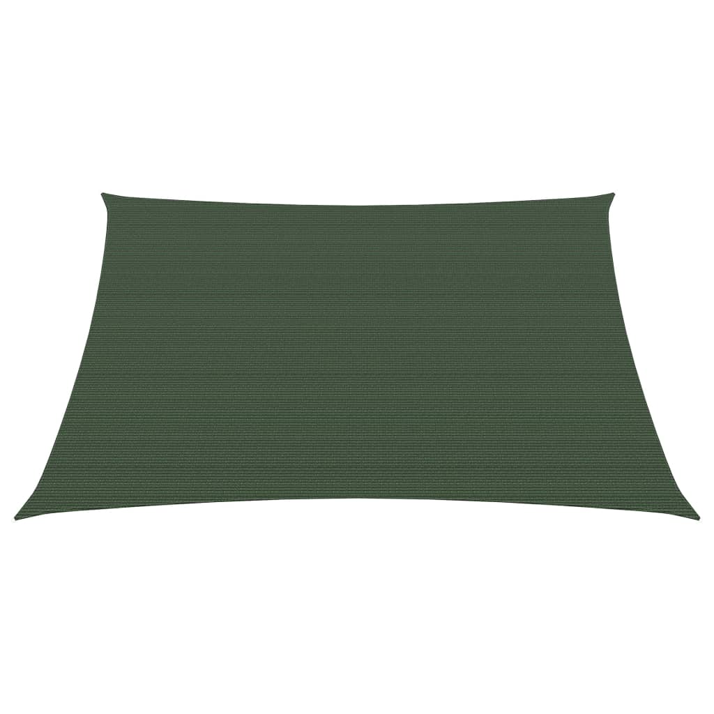 Vela ombreggiante 160 g/m² verde scuro 2,5 x 2,5 m HDPE 02_0009405 - 2
