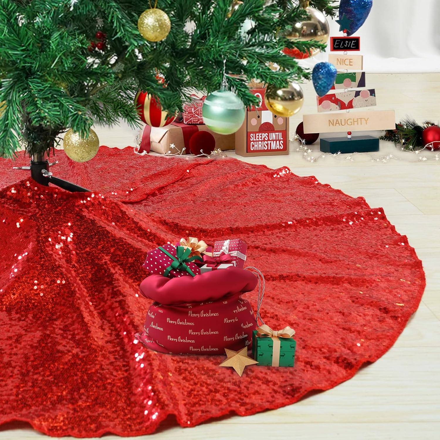 Décoration De Sapin De Noël N°122 - Verre/plastique - Occasion Très Bon état