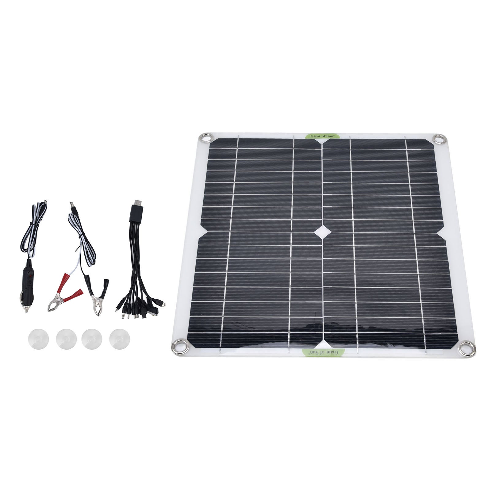 Carregador solar, 200W 5V, impermeável, portátil, para automóvel, casa, luz - 3