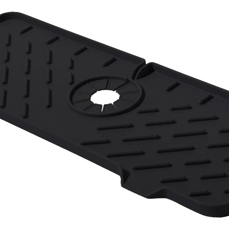 Silikonowa podkładka pod kran, ociekacz, mata osuszająca do zlewu, blat anty-kapanie, uchwyt na gąbki z silikonu