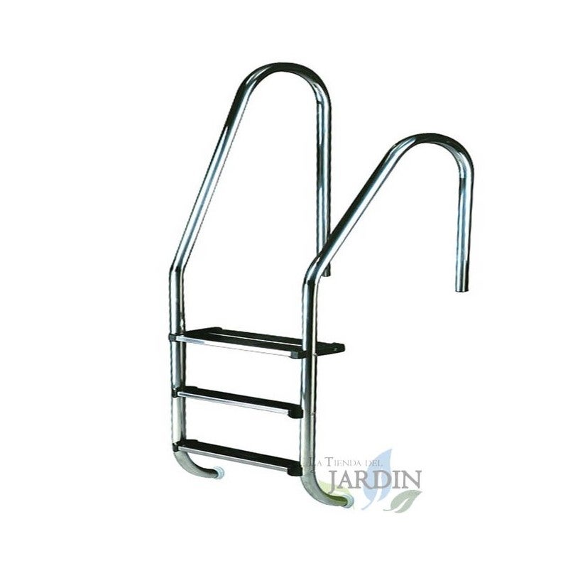 Escaleras para piscinas con peldaño de seguridad, modelo a elegir