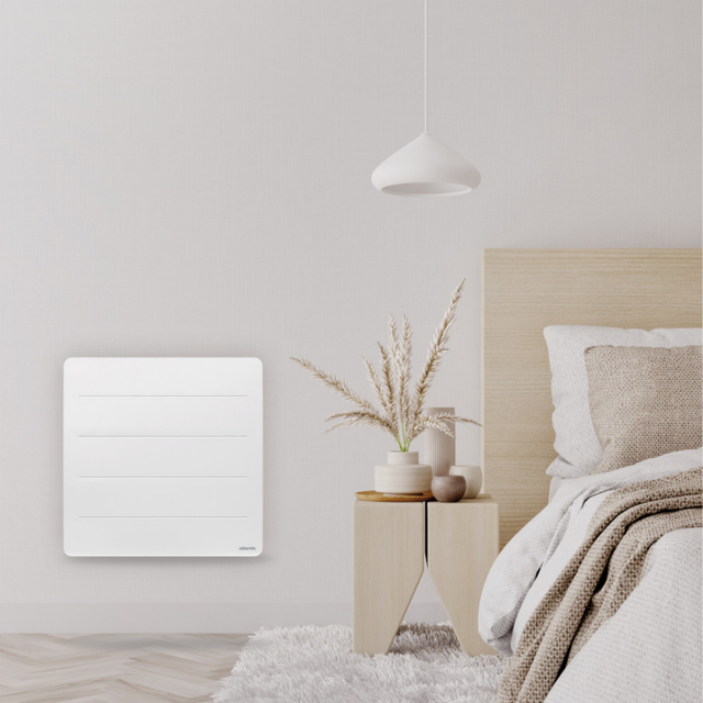 Radiateur connecté Nirvana Neo horizontal 1000W blanc - ATLANTIC - 529916 - 3