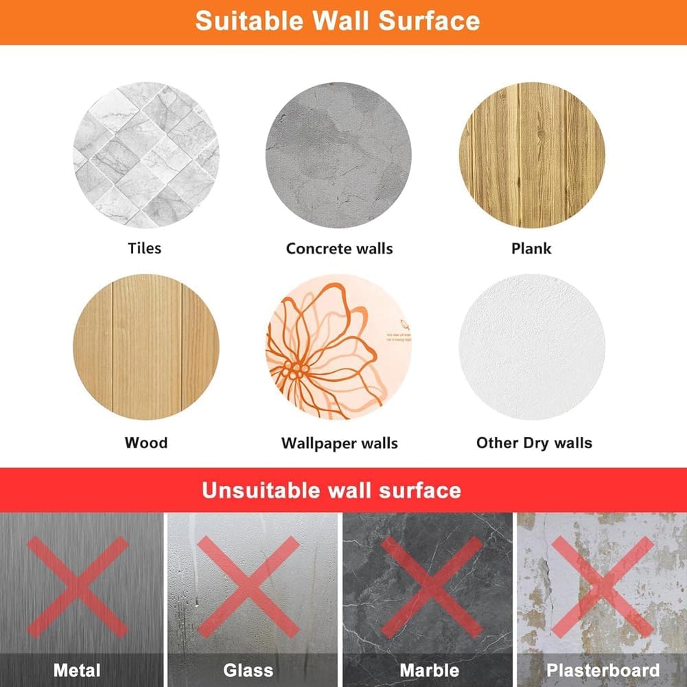 (Bianco) 6 ganci appendiabiti, ganci appendiabiti moderni per giacche, cappotti, vestiti, sciarpe, borse e altro ancora - 3