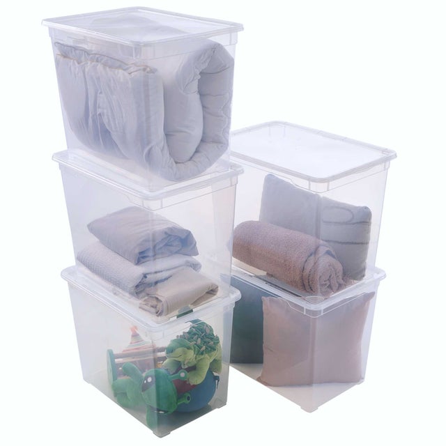 Boite rangement plastique 70 l au meilleur prix | Leroy Merlin