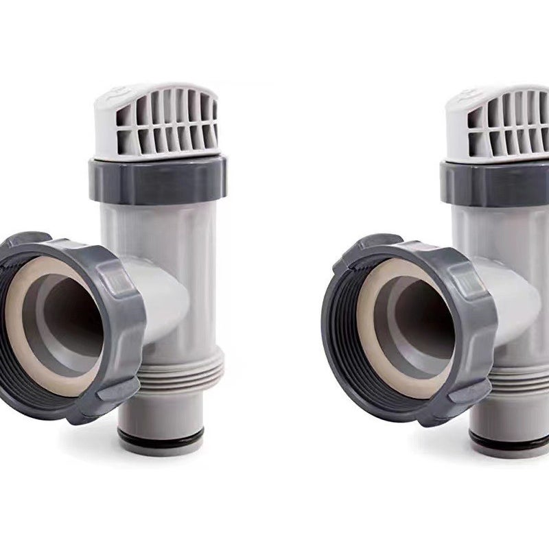 Kompatybilne z naziemnymi zaworami tłokowymi Intex, w opakowaniu 2 szt., dostarczane z podkładkami i nakrętkami