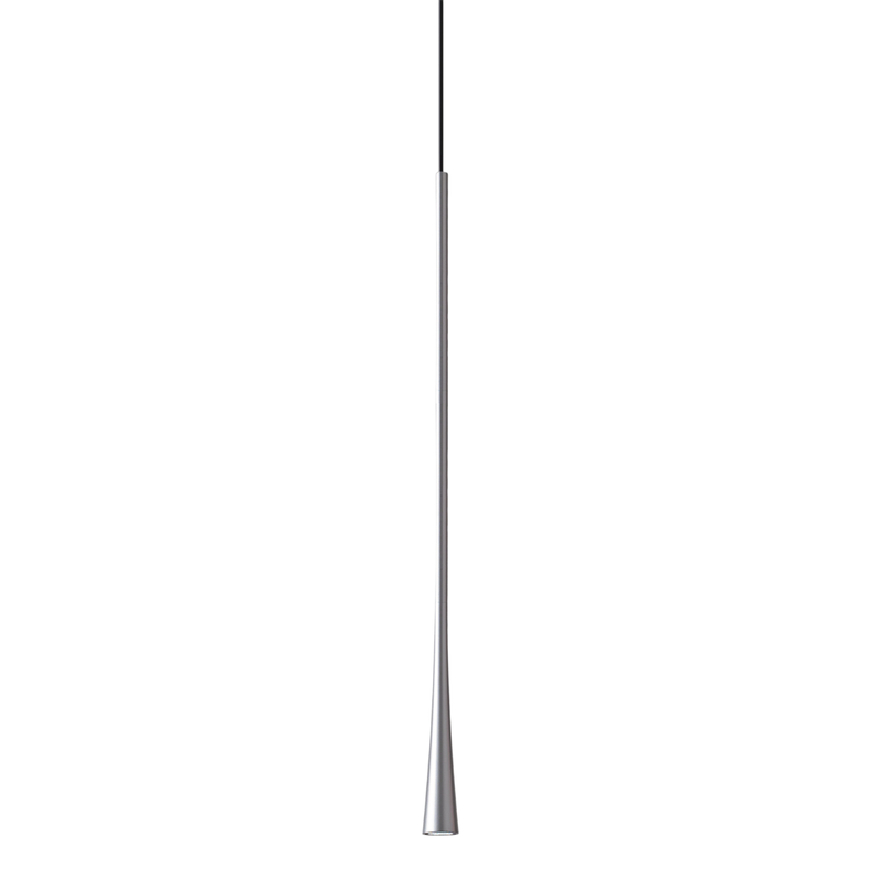 Dafne - lampa wisząca LED 7W 3000K IP20 biała - minimalistyczna lampa sufitowa LED z aluminium - zasilacz w zestawie - maks. długość 165 cm