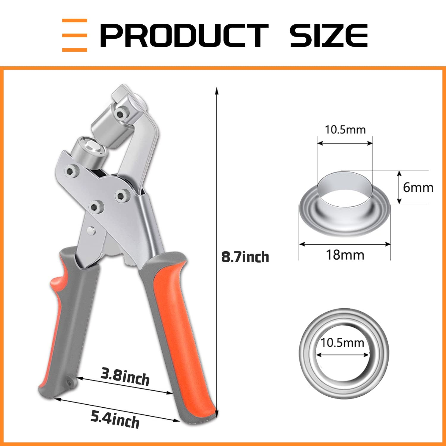 Pinza Per Occhielli Metallici PINZA OCCHIELLATRICE Fustellatrice