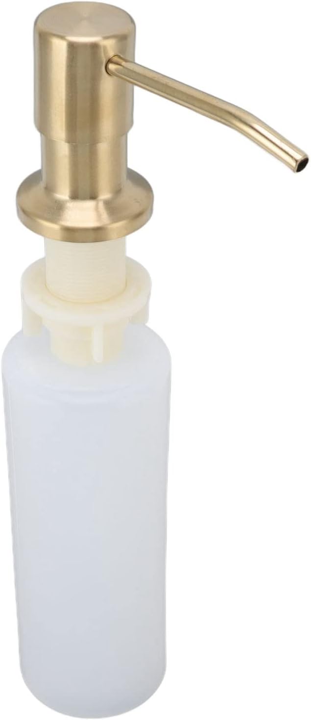 Dozownik do mydła do zlewu kuchennego 300 ml, wbudowany dozownik do mydła obrotowy o 360°, dozownik płynu do naczyń do zlewu