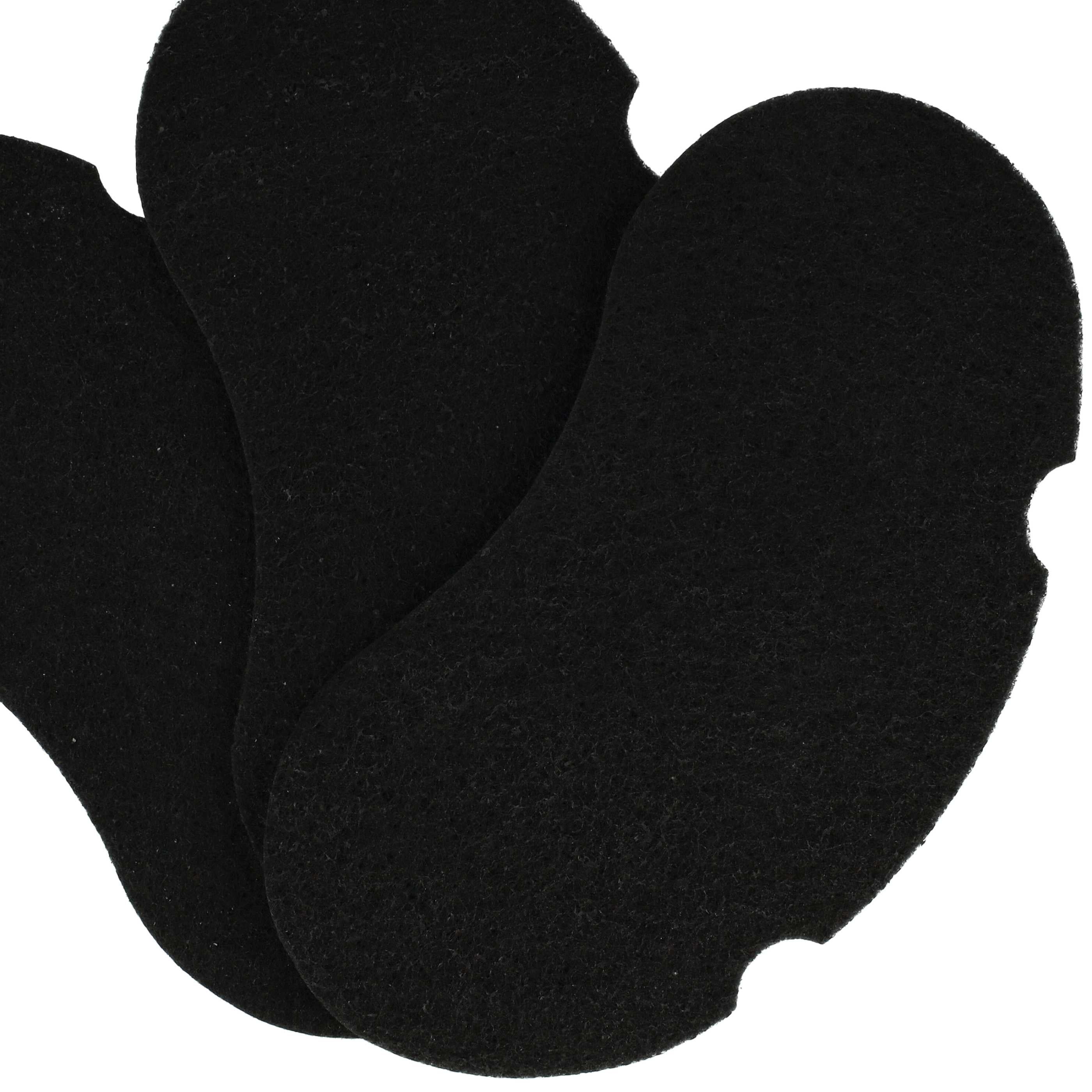 vhbw 3x Filtre à charbon actif remplacement pour SEB XA500025 pour Friteuse - 18,6 x 8,8 x 0,3 cm - 4