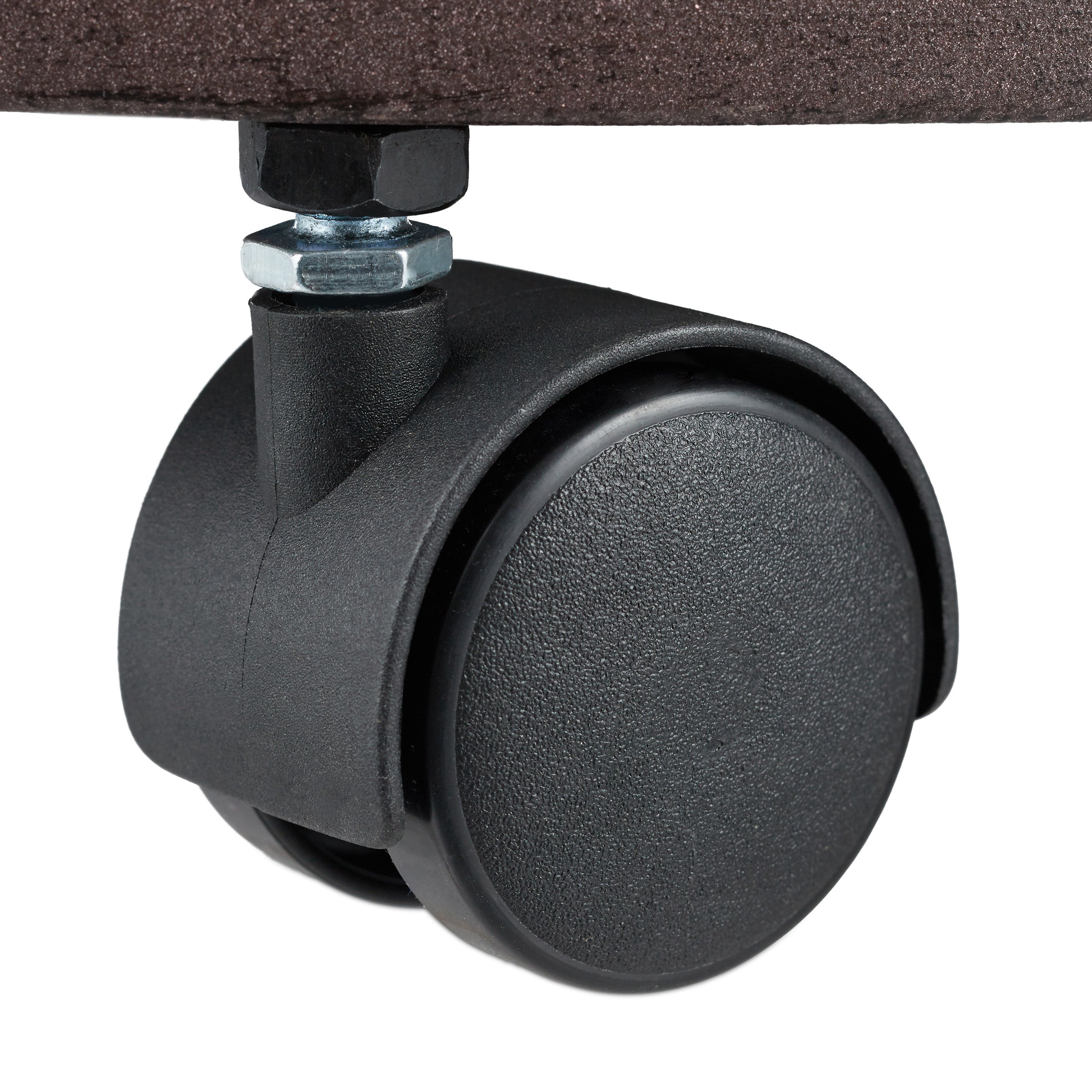 Support roulant plantes rond, en métal, plateau roulant pots à fleurs, aspect antique, brun, Relaxdays - 6