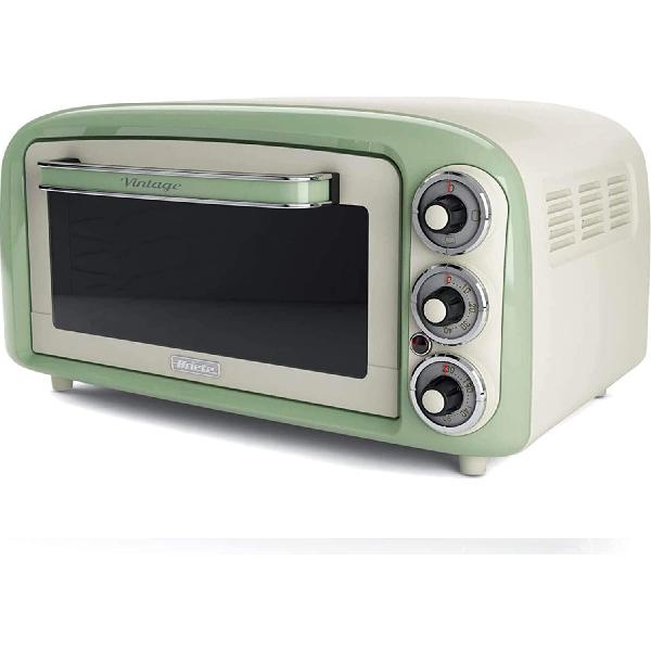 Ariete Horno Eléctrico 979 Vintage 18 L 1380 W Blanco/Verde , Leroy Merlin