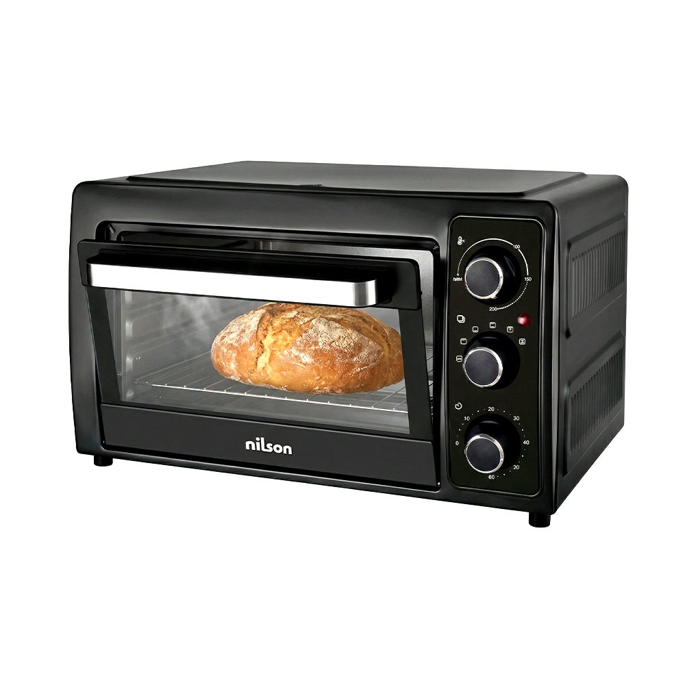 Horno Sobremesa Nilson Life 28L 1500W 5 Funciones Negro - Imagen 2