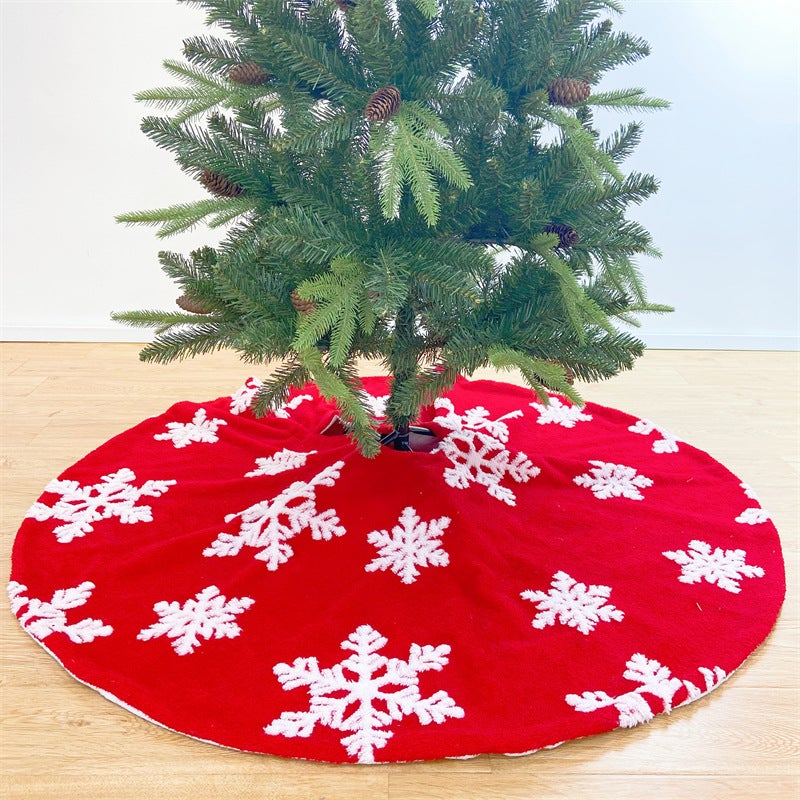 Jupe Sapin de Noël 36 Couvre-pied de Sapin Pouces Jupe d'arbre Tricotée