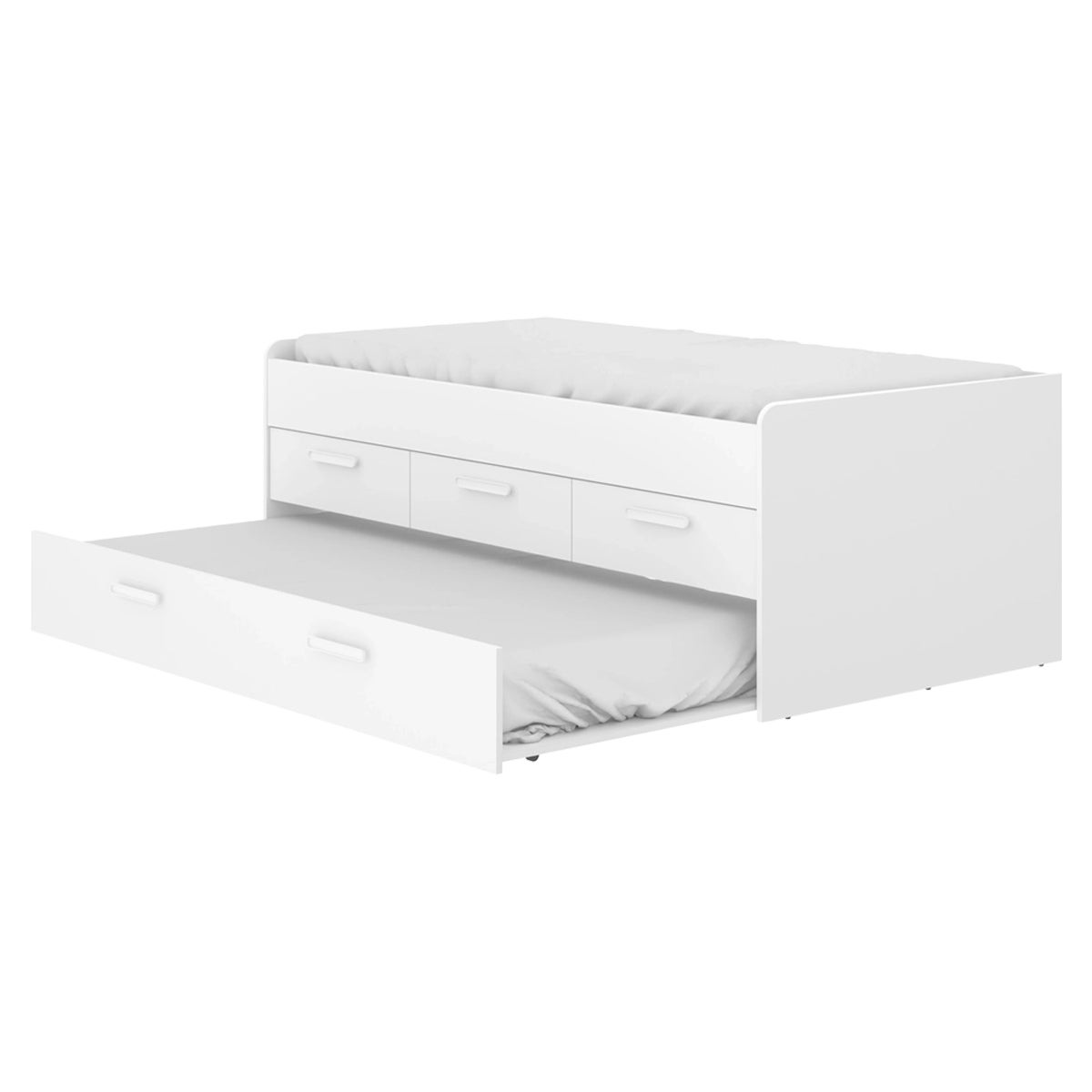 Pack ahorro juvenil Cama nido Leka con 3 cajones, 1 Somier y 2 Colchones viscoelásticos Nova 90 x 190 cm | Subida a domicilio - 5