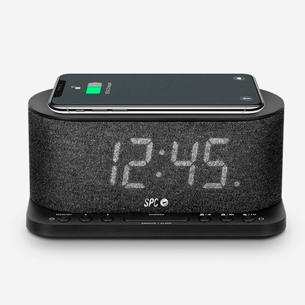 Spc carga inalambrica gisli 4582n - radio reloj