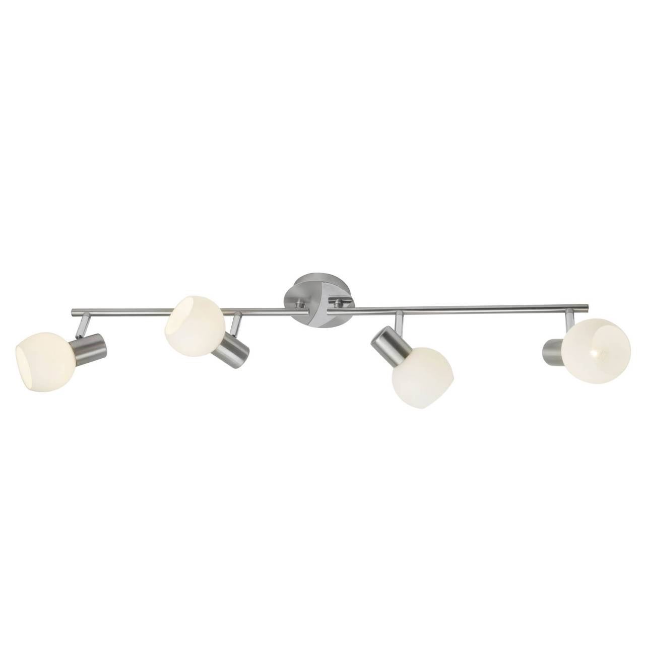 BRILLIANT Elvera lampa sufitowa 4 żarówki czarny matowy | 4x A60, E27, 60W, nadaje się do standardowych lamp (brak w zestawie) | Skala A ++ do E | Ram