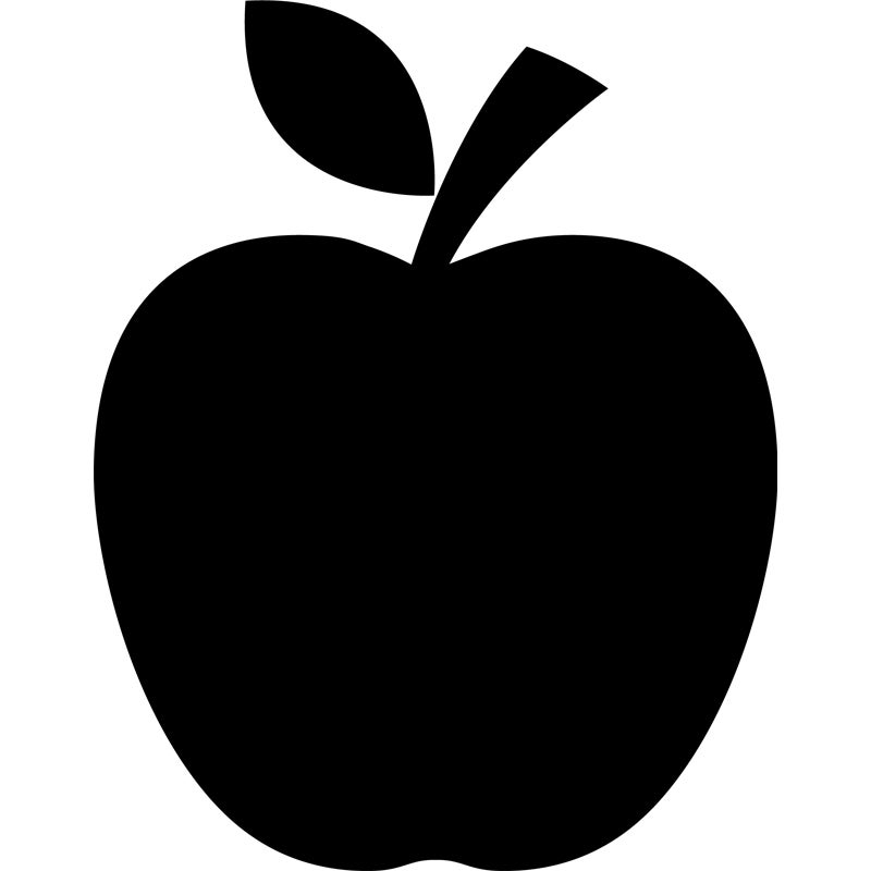 Adesivo ardesia Apple progetta - Sticker adesivo - adesivi murali - 35x30cm - 2