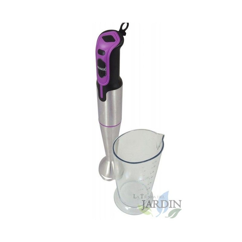 Mixeur Plongeant BEHOME 800W – 8 Vitesses, Lame Inox, Pour Soupes, Smoothies, Sauces, Bébé