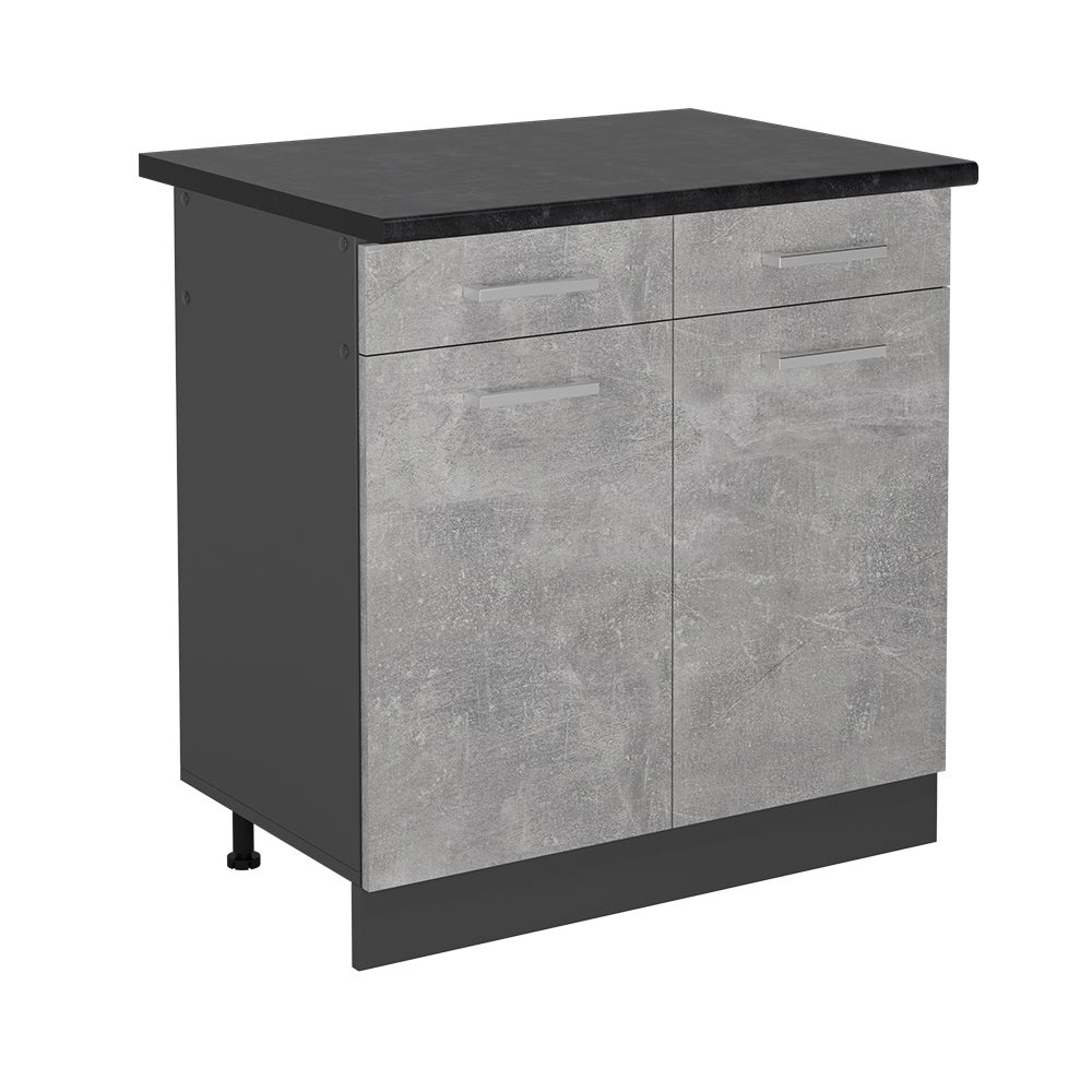 Vicco Szafka dolna do kuchni R-Line, Beton, 80 cm , BP Antracyt