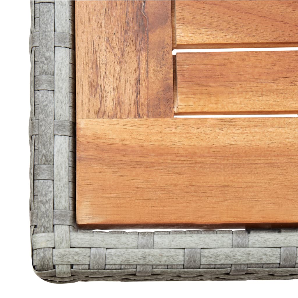 Maison Exclusive - Set da Pranzo da Giardino 9 pz e Cuscini Polyrattan Antracite - 9