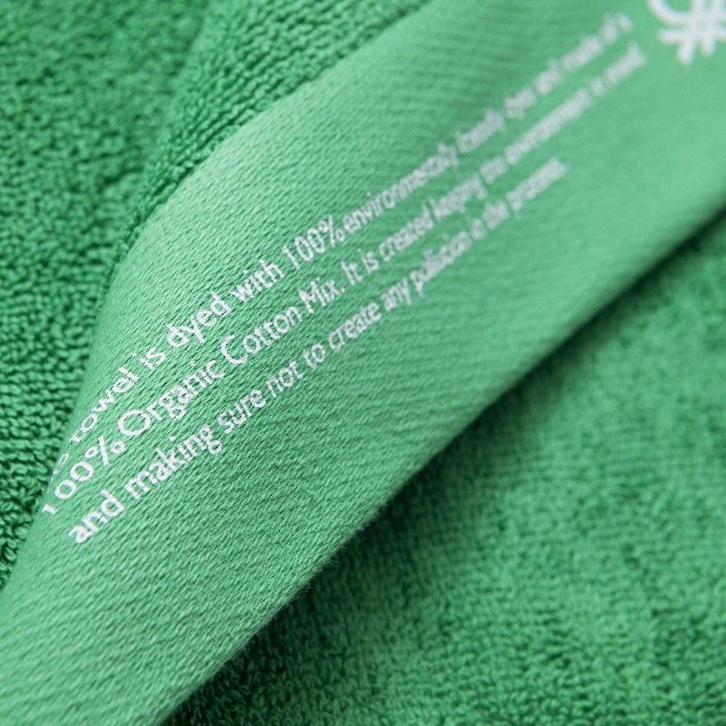 Telo da bagno Benetton ORGÁNIC BE Verde 90 x 150 cm - 4