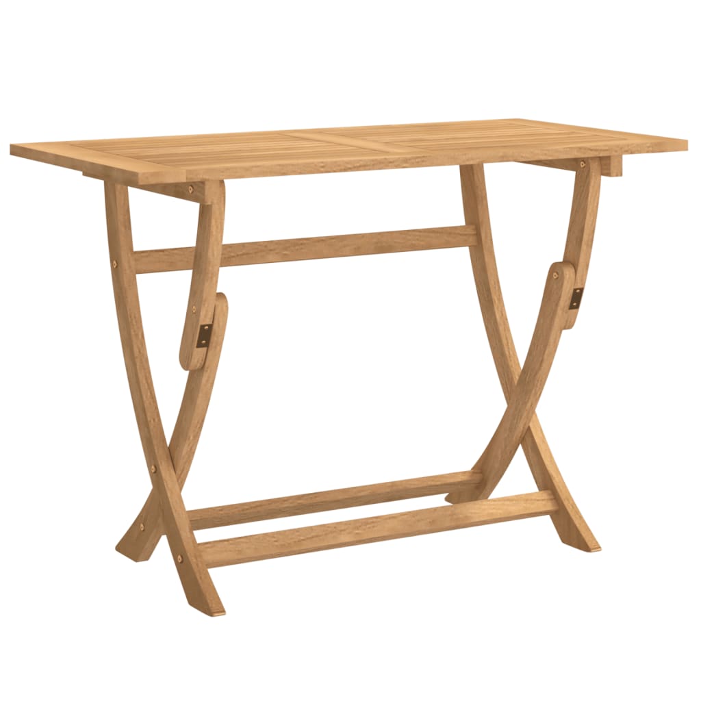 Table de jardin extensible rectangulaire en Bois Marron - 2