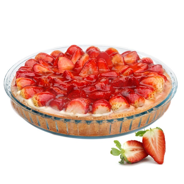 FORMA DO TARTY PIECZENIA PIZZY CIASTA SZKLANA ŻAROODPORNA OKRĄGŁA 28 cm
