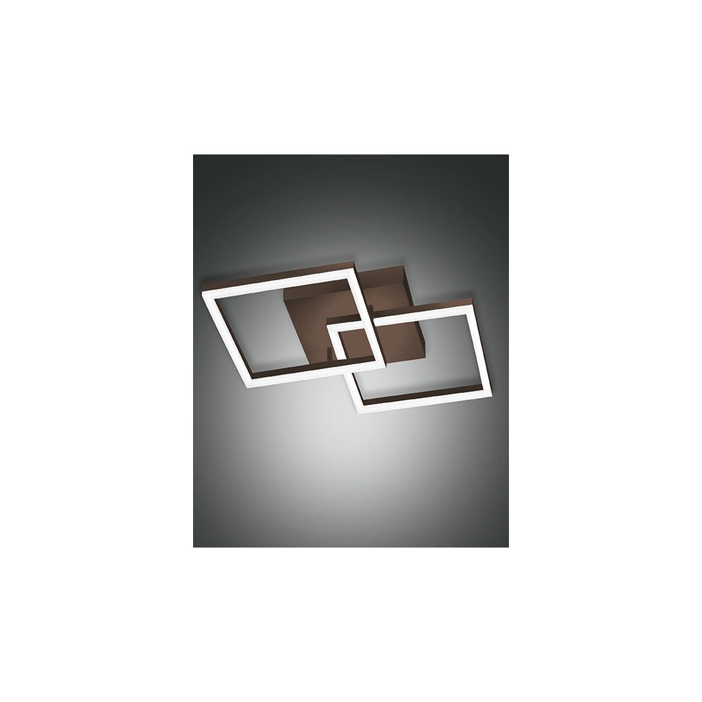 BARD plafonnier led moderne 39W Corten 339422361 Fabas Luce Leroy
