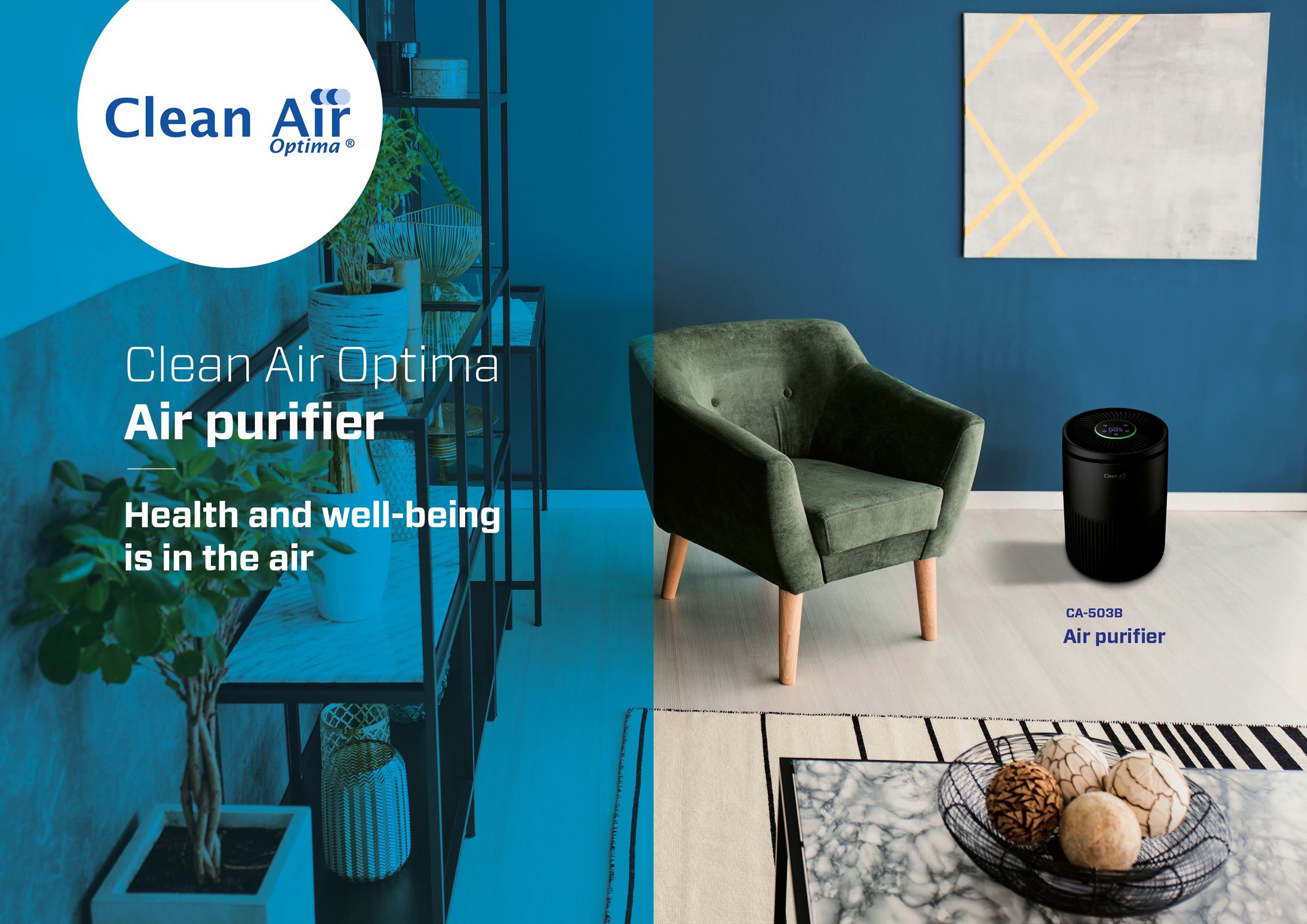 Purificatore d'aria HEPA Ionizzatore CA-503B Compact Smart – Purificatore smart fino a 30m² con controllo app per casa e ufficio - 7