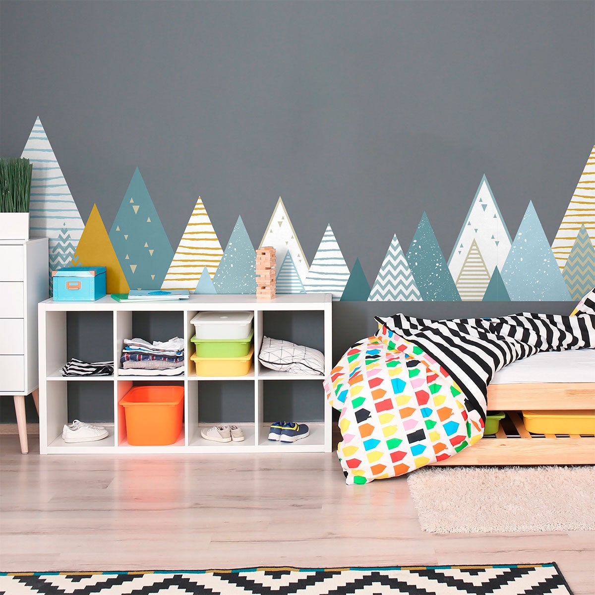 Adesivo bambino di montagna scandinavo orenka - Sticker adesivo - adesivi murali - 70X115cm - 3