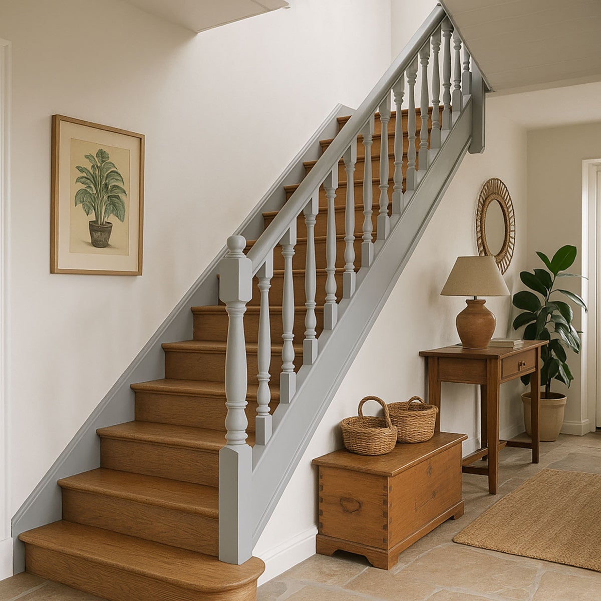 Peinture Escalier Bois : ARCADÉCO ESCALIER BOIS Telegris 4 - RAL 7047 - 4 kg - ARCANE INDUSTRIES - 3