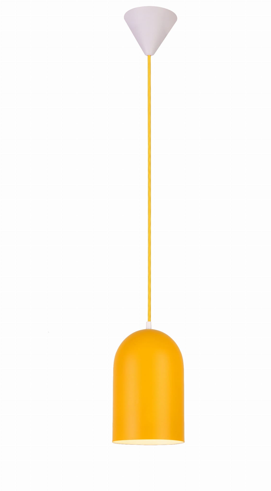 Lampa sufitowa wisząca Oss żółta 1xE27x40W wym: 110 x 15 x 15 cm metal Candellux
