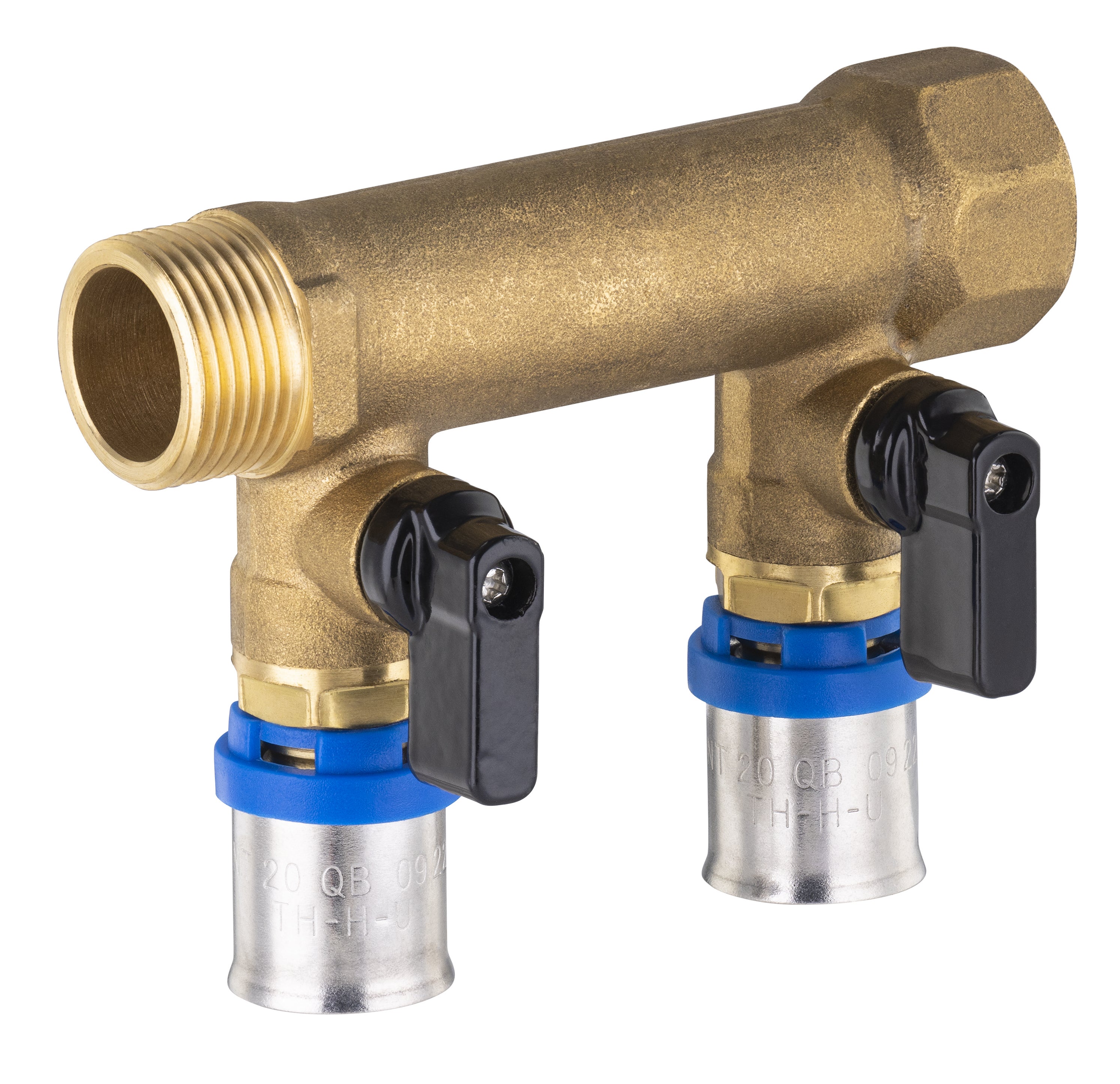 Set Connettori Rapidi Per Tubo Da Giardino 3/4" – 4 Pezzi In Ottone Con Attacco Maschio E Femmina
