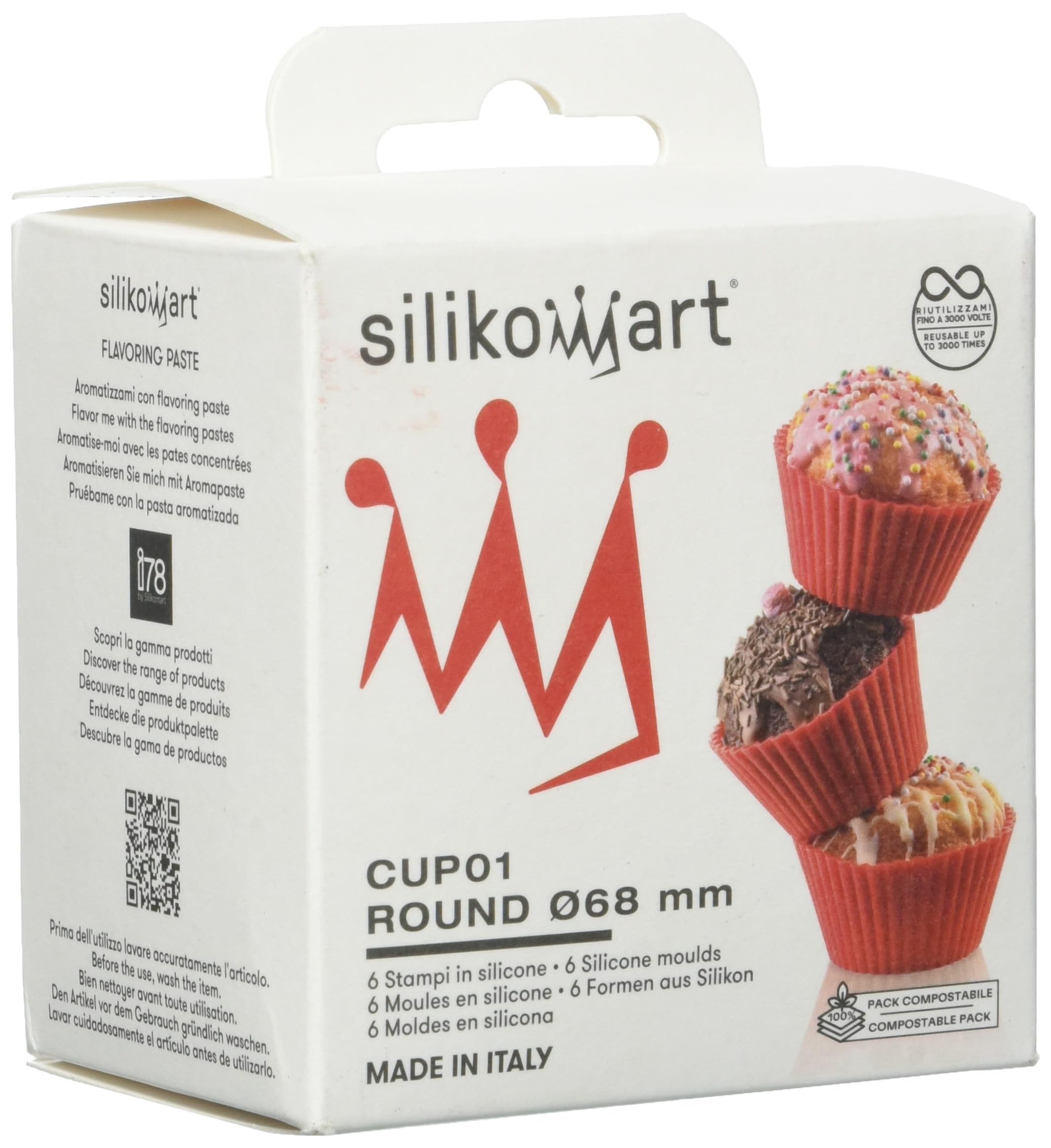 formine in silicone per dolci