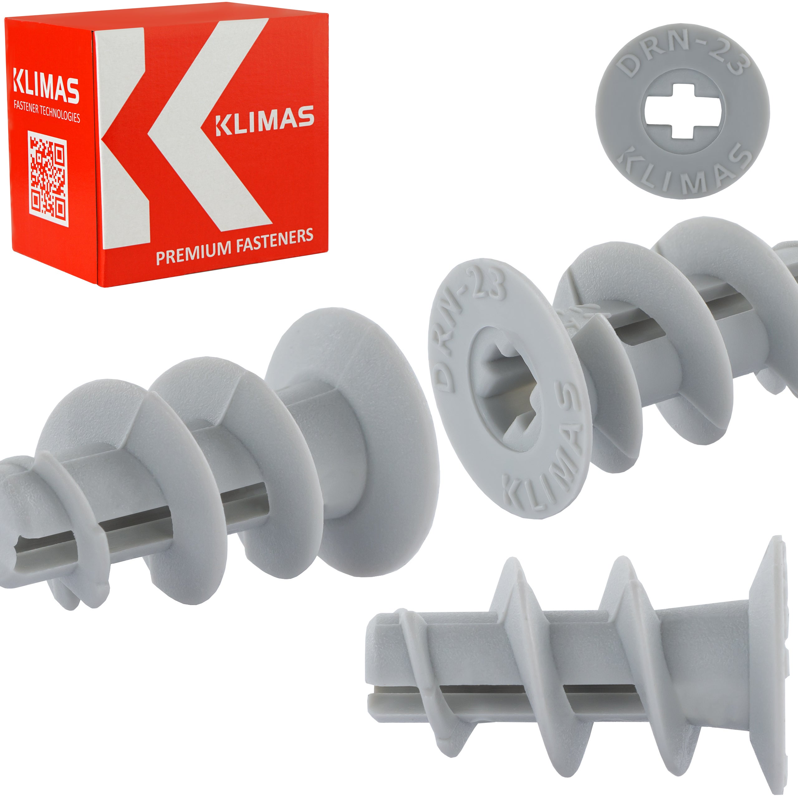Kołki DRIVA do mocowania w płytach GK Klimas DRN-23 23 mm 200szt