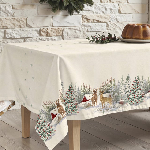 Mantel De Tela Para Mesa De Algodón Y Poliéster, Lavable, Fácil De Limpiar, Redondo, Ovalado, Cuadrado, Diente De León, 100 X 140 Cm, Borde De Corte