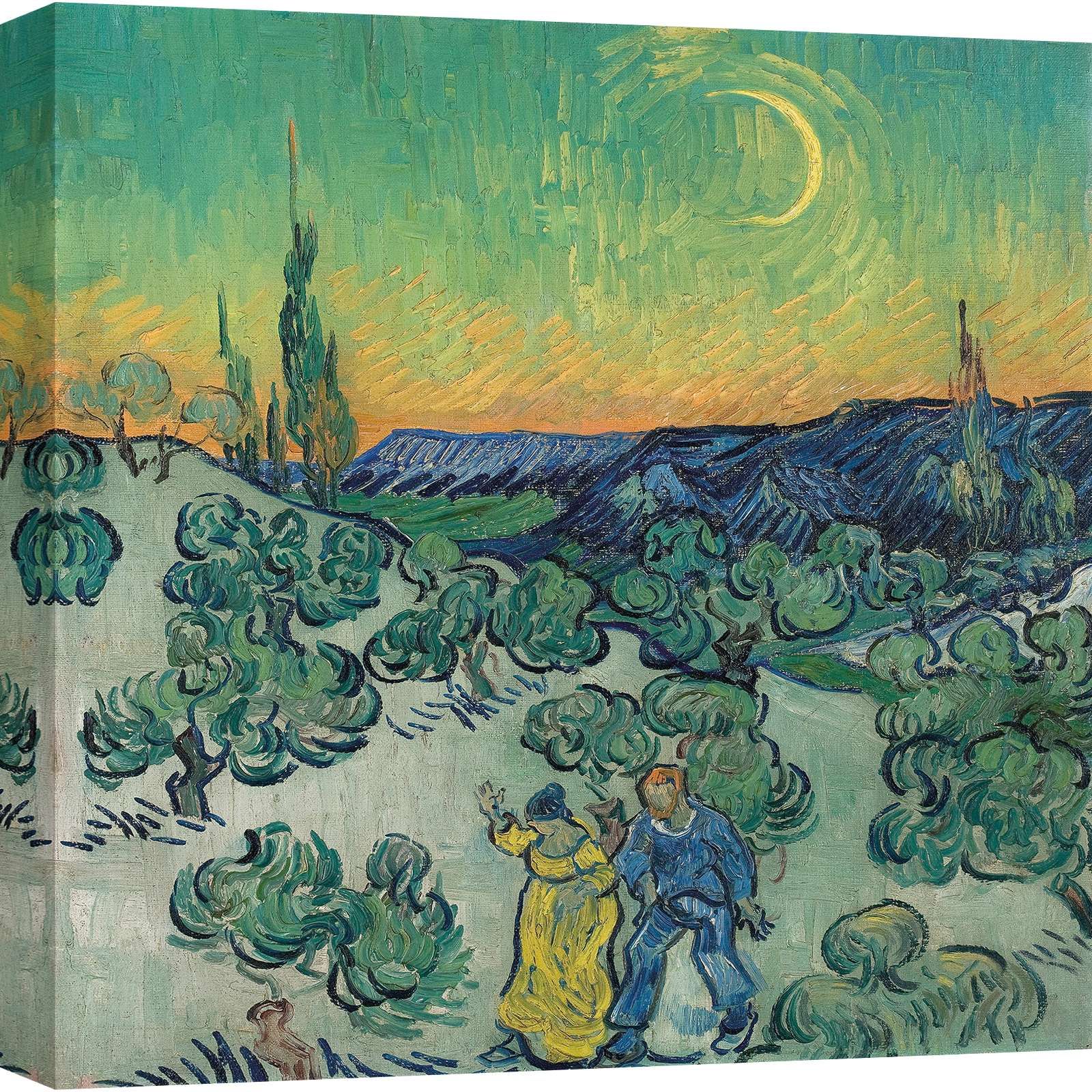 Van Gogh painting print on canvas Vincent van Gogh Walk at Dusk