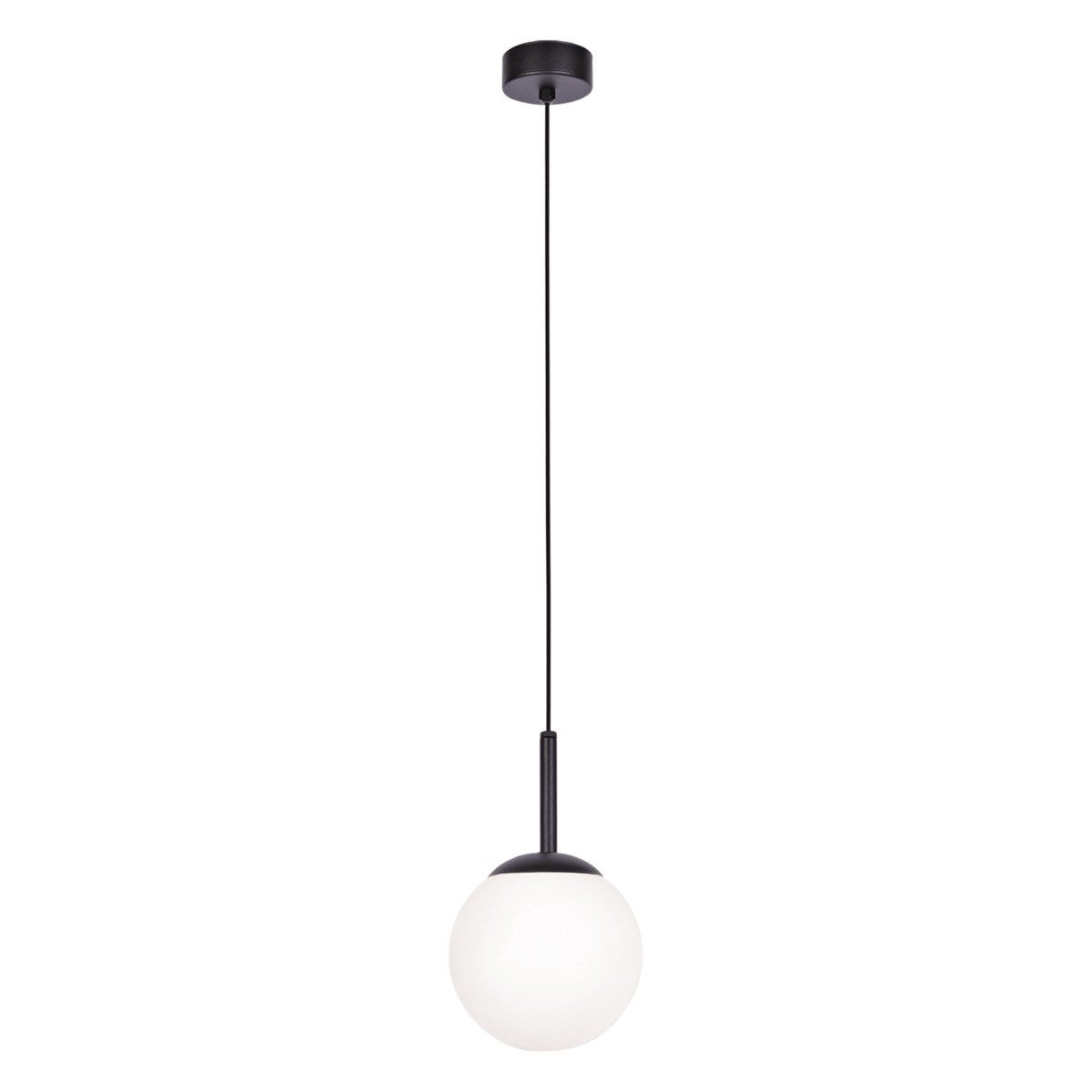 Lampa sufitowa Faro czarno-biała 1xE27x60W wym: 90 x 16 x 16 cm szkło Kaja