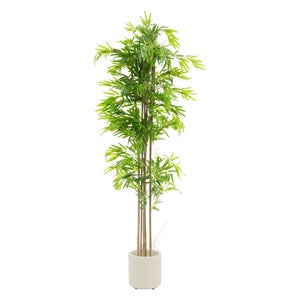 ML-Design Palma artificiale 210 cm, grande pianta artificiale, palma tropicale artificiale, pianta artificiale, pianta finta Deko