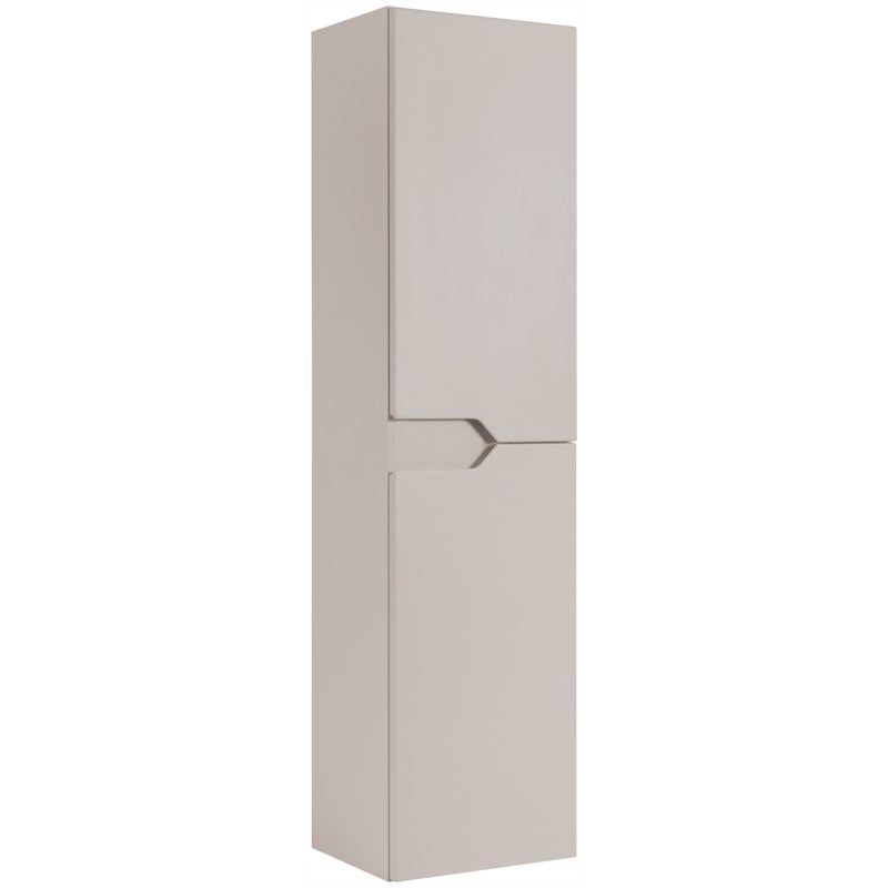 Słupek łazienkowy MODERN 35 cm kaszmirowy mat frezowane uchwyty