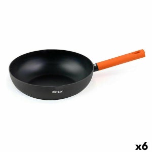 Wok Firenze Cucinotta In Alluminio Antiaderente 24cm Con Manico - Foto 3