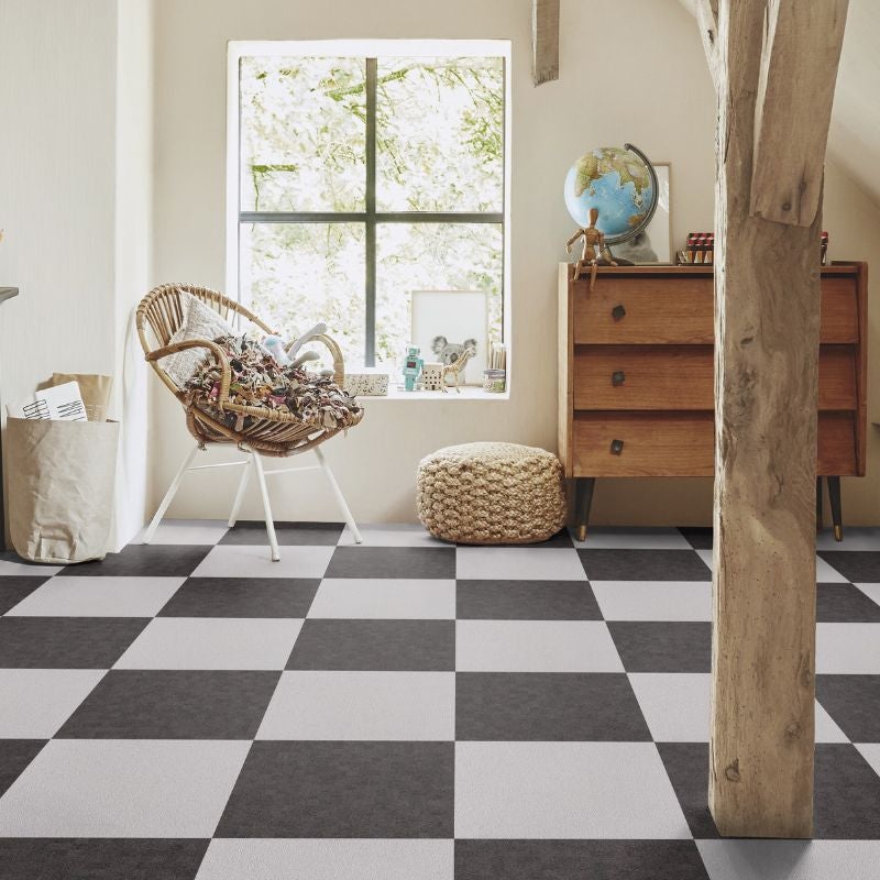 Arquiservi - Moqueta en loseta Báltica Perla 50x50 (5M2) | Antiestática, insonorizante y apta para oficinas y hogar - 6