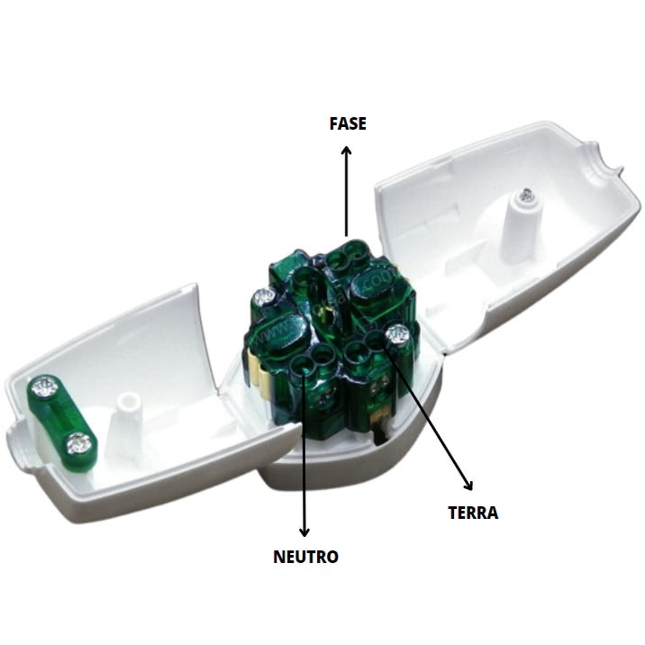 Presa EKONOMIK Con Contatto Di Protezione, Colore Bianco, 250V~/16A, Da Incasso Con Cornice Inclusa