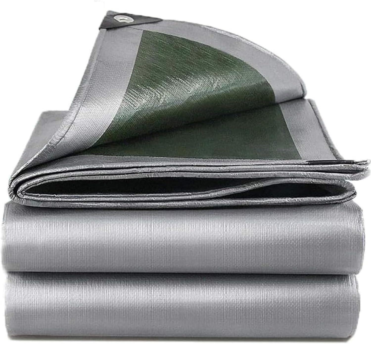 Plandeka ochronna o gramaturze 160 g/m2, 3 x 3 cm, wielofunkcyjna, ochronna, z oczkami na wzmocnionych krawędziach, wodoodporna i odporna na promieni