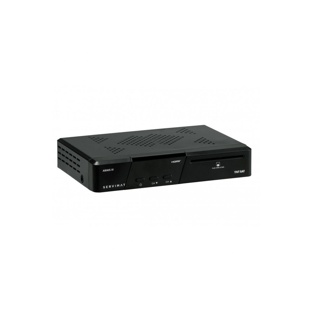 SERVIMAT ARMIS 3 Récepteur satellite HD + Carte TNTSAT V6 + Câble 12V + Déport IR (ALIM 220V Non inclus) - 2