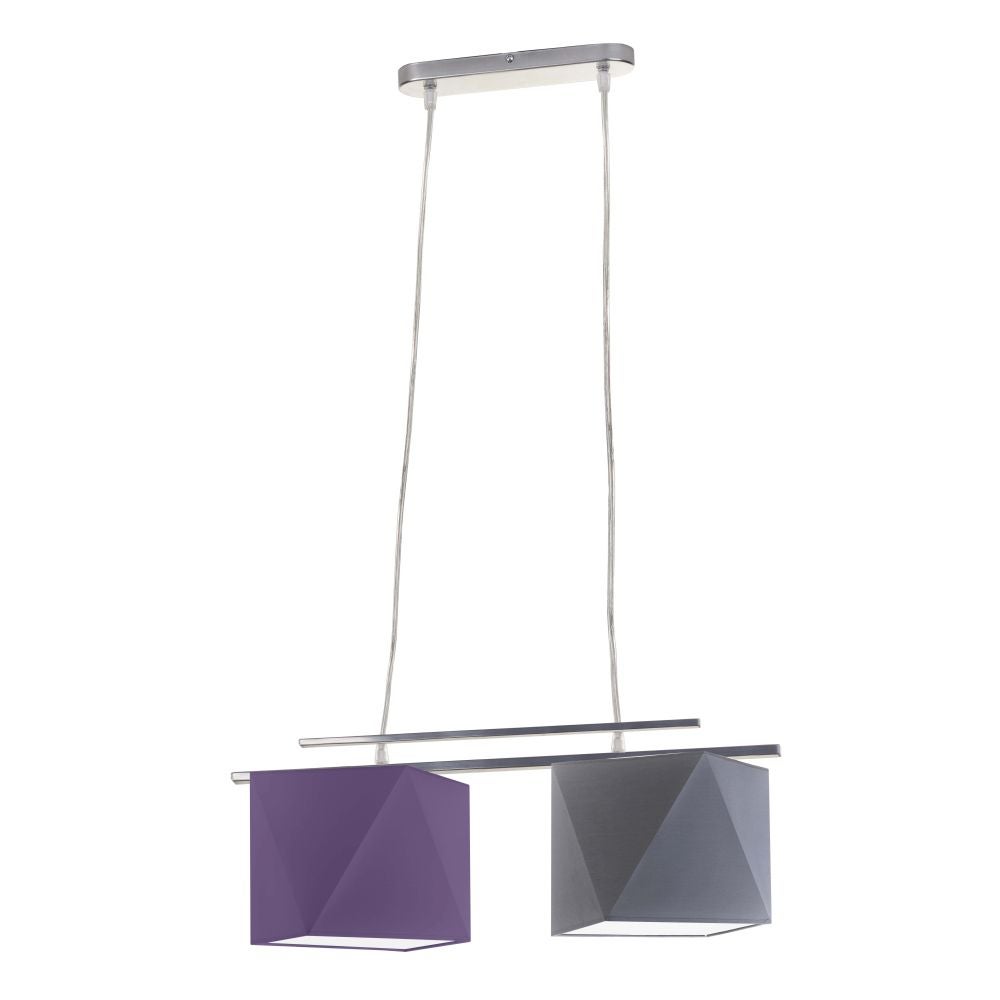 Lampa wisząca zwis żyrandol sufitowa z abażurami diament BARCELONA Z2