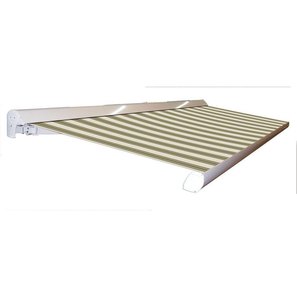 Toldo cofre santa giulia 4,80 m x 4 m con motor y mando a distancia y sistema de emergencia (ses554v-multicolor)