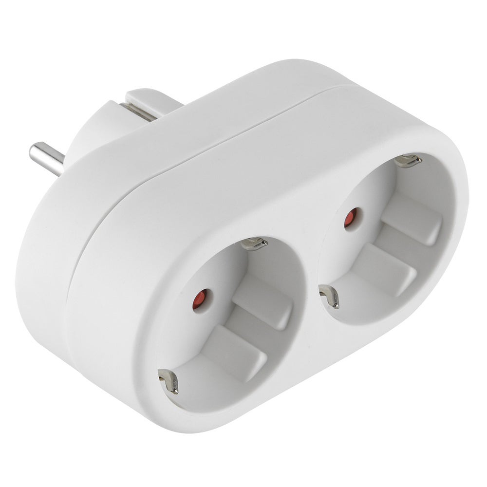 Multipla Spina Legrand Con 4 Prese Schuko E Sicurezza Bambini - Bianco, 230V 3680W